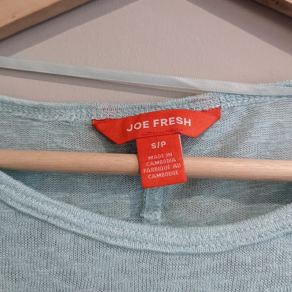 💚2/15 Turquoise Joe Fresh Tee - Picture 3 of 3